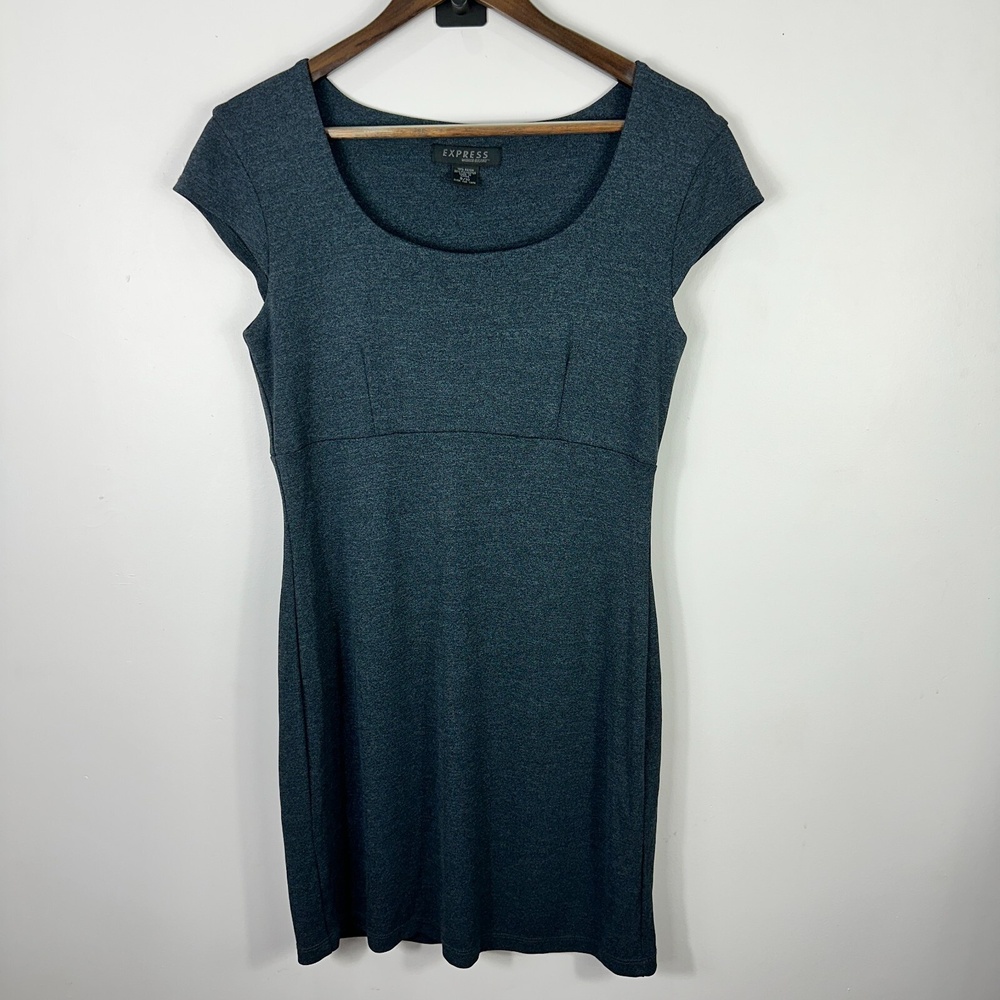 Express Fit Flare Babydoll Dress Women 9/10 Vintage Minimalist Y2K 90s Grunge‎
